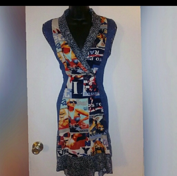 Super Fun & Funky Pop Culture Inspired Dress. - Picture 1 of 5
